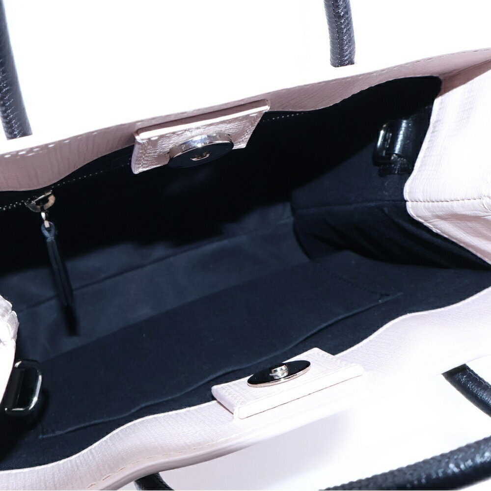 BALENCIAGA Shopping Tote Bag Shoulder Handbag Pink Leather - Picture 5 of 6